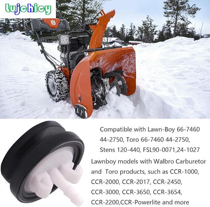 667460 Snowblower Parts Replacement for Primer Bulbs Replace Stens and to-ro 66-7460 FSL90-0071 Lawn-Boy Works for Toro Snow Blower Models CCR-1000 CCR-2000 CCR-2017