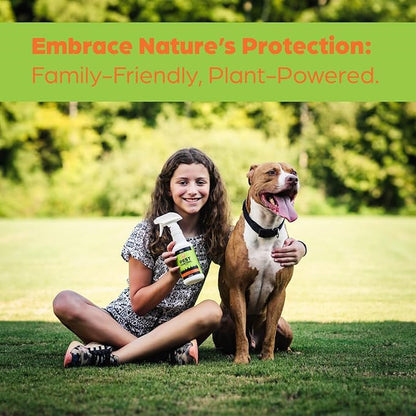 Nature's Dome Eco-Friendly Lab Tested – 16 oz – Pest Control - Insect, Spider, Fly, Flea, Ticks, Ant Spray Safe for Pets and Kids 100% Natural – Fast-Acting, for Indoor & Outdoor Use