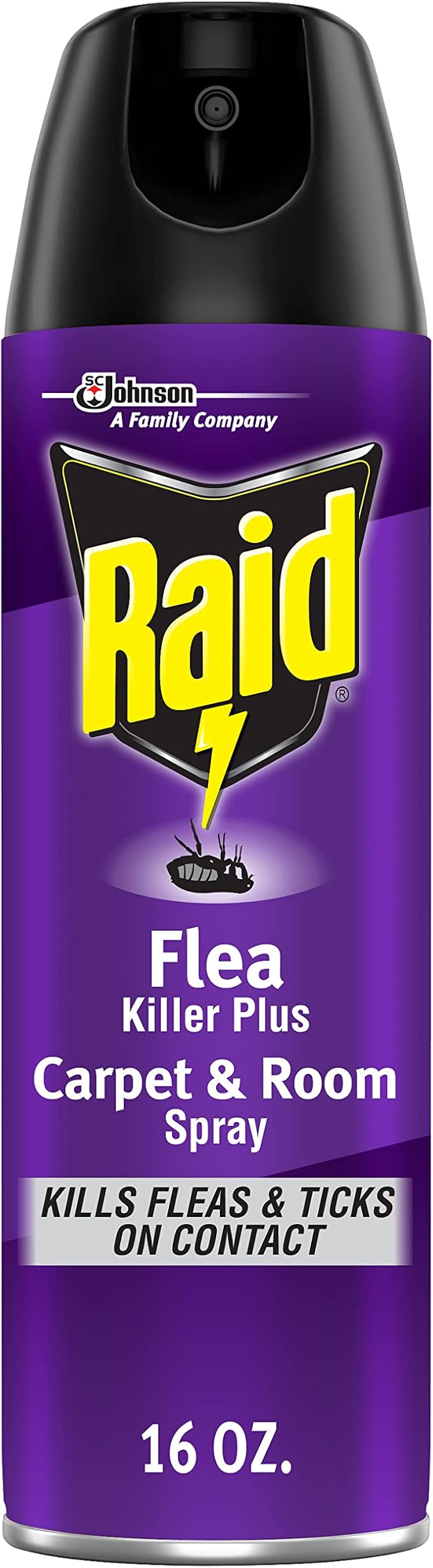 Raid Flea Killer Carpet & Room Spray, Kills hatching eggs for up to 4 months, 16 Oz
