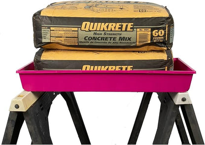 SUNPACK 10" x 20" Mega Plastic Seed Starting Tray, Magenta, 2.5" - No Drainage Holes, Ideal for Greenhouses or Indoor Gardening - Made of Thick, Strong Plastic