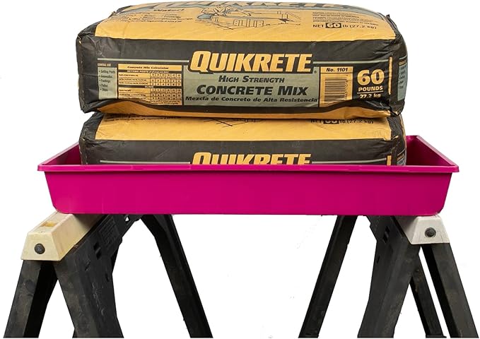 SUNPACK 10" x 20" Mega Plastic Seed Starting Tray, Magenta, 2.5" - No Drainage Holes, Ideal for Greenhouses or Indoor Gardening - Made of Thick, Strong Plastic