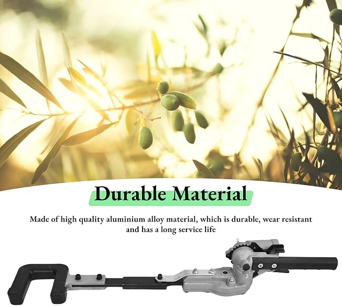 26mm Aluminium Alloy Fruit Picker Head, Olive Harvester Head, 9 Teeth Waste Picker Garden Grab Tool, Garden Fruit Picker Head, for Harvest Picking Fruits