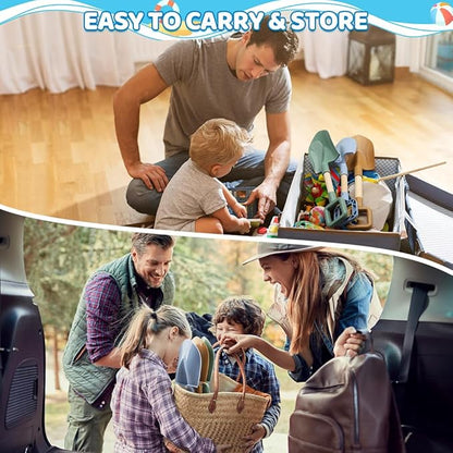 Dilabnda Kids Beach Sand Shovels, 16inch/40cm Sand Shovels for Garden, Large Beach Snow Spade Scoop for Kids Toddlers, Long Handle Plastic Wooden Shovel for Shoveling Digging Snowing (3PCS)