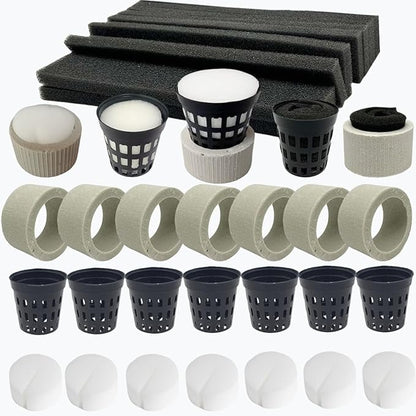 40 Pcs Aquatic Plants Fixed Rings Set, Anti-Floating Ceramic Aquarium-Plant Rings Plant Weights Pot, AquaticPlant Fixed Holder Aquarium-Landscape Decoration Fish Tank Accessories