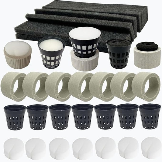 40 Pcs Aquatic Plants Fixed Rings Set, Anti-Floating Ceramic Aquarium-Plant Rings Plant Weights Pot, AquaticPlant Fixed Holder Aquarium-Landscape Decoration Fish Tank Accessories