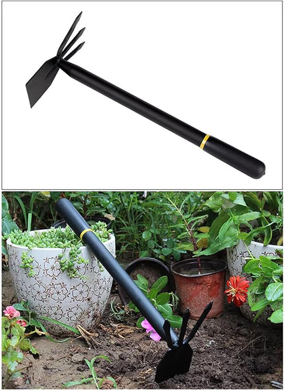 Hoe and Cultivator, Hoe Garden Tool, Hand Hoe Cultivator Garden Tool, Thickened Manganese Steel, Garden Hoe for Weeding, Planting, Loosening Soil, Digging