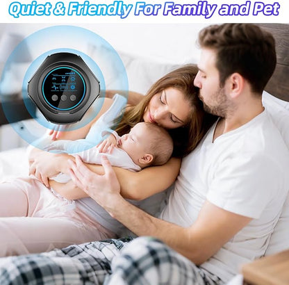 360° Rat Deterrent Rodent Repellent Ultrasonic Plug in, Electronic Mouse Repellent Devices for Pest, Mice, Squirrel, Ants Repeller for Indoor House Kitchen Garage Warehouse RV(2Pack)