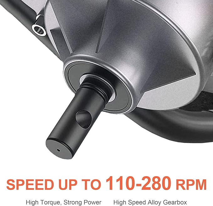 DC HOUSE 52cc 1800W Gas Powered Earth Auger EPA Certified Post Hole Digger, with Drill Bit 12 inch, Mixing Ratio 30:1, for Fence, Farmland and Garden