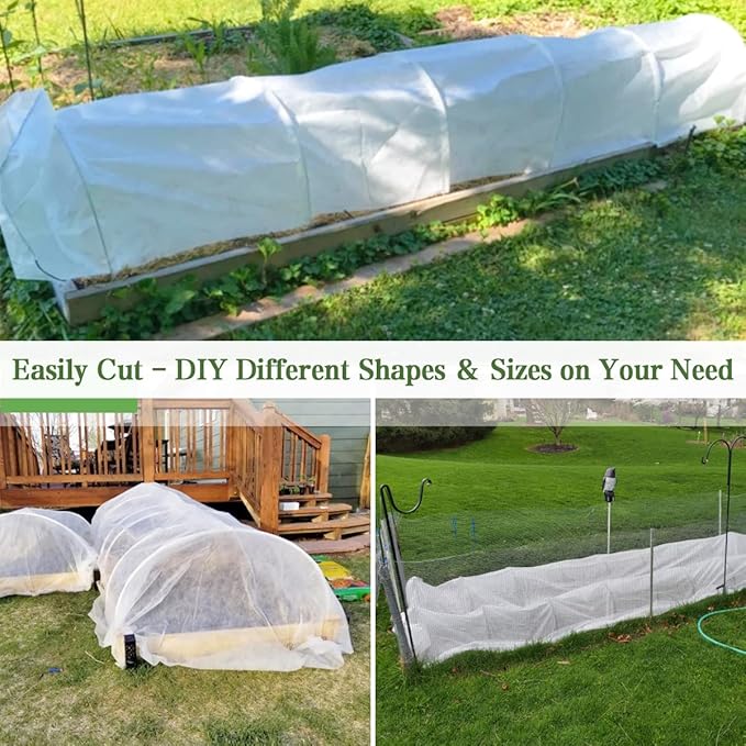 Plant Covers Freeze Protection, 10FT x 30FT 0.9oz Reusable Floating Row Cover Plant Blankets Frost Cloth for Clod Winter Frost Sun Pest Protection