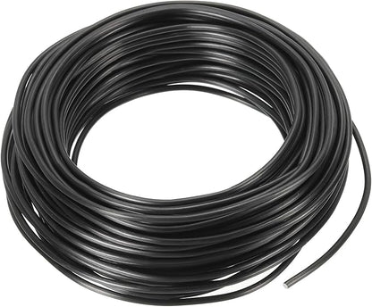 PATIKIL 2.5mm x 60ft Bonsai Training Wire,Floral Wire Stems Anodized Aluminum Tree Wire for Gardening Branch Fixing,Black