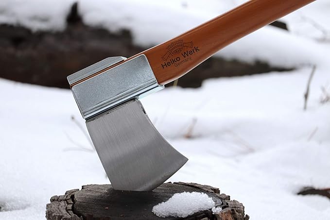 1844 Helko Werk Germany Vario Universal Axe - German Made Midsize General Purpose Felling Axe for Felling Trees, Cutting Timber, and Splitting Wood - Head 4.25lbs, Handle 30in. (Universal) #10053