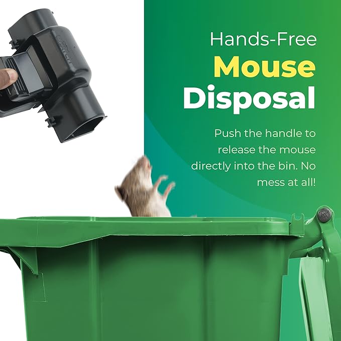 Rat Traps Indoor and Outdoor - 2 Pack Dual-Entry Large Rat Trap Outdoor and Indoor for Home, Garden and Restaurant with 99.9% Trap Rate | Easy to Use Rodent Traps with Safe Hands Free Design
