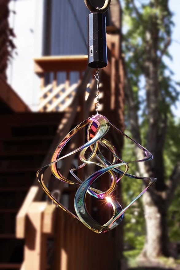 Red Carpet Studios The Original Double Helix Cosmix Wind Spinner, 14-Inch, Rainbow