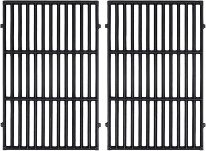 GasSaf 7638 Grill Grates for Weber Spirit 300 310 315 320 330, 17.5x12 Cast Iron Grates for Genesis 1000-3500, Genesis Gold Silver Platinum B/C, Spirit 700, Weber 900, Replace Grill Parts 7639 65906
