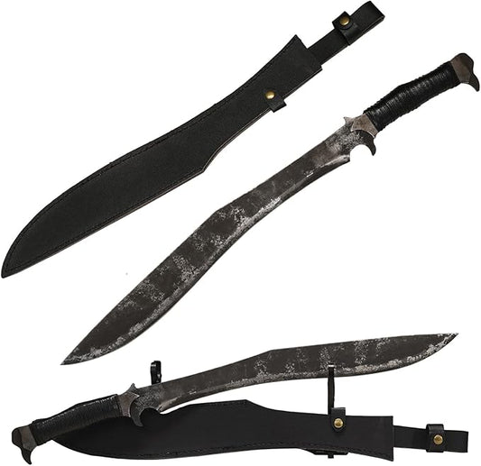 High Manganese Steel Blade Machete for Cutting Trees Heavy Duty Full Tang Outdoor Survival Hunting Tactical Sword