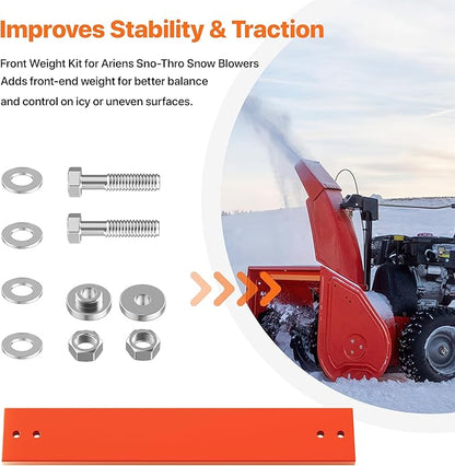 Front Weight Kit Replacement for Ariens SNO-Thro Snow Blowers 916, 920, 921, 924, 926, 932, 939 Series – Improves Balance & Stability,Part# 72406500
