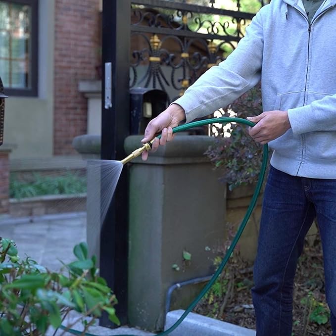 Garden Hose Leakproof for Gardener: 1/2” PVC Water Hoses with GHT Fittings - 4 FT No Kink and Flexible for Outdoor Watering