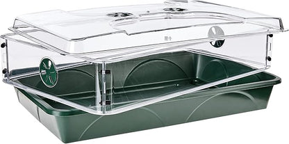 EarlyGrow 93774 Domed Propagator, 1 Height Extender, Green