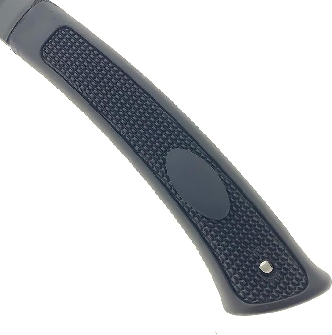 K-Musculo Otakumod 11" Tactical Ranger Axe. Hatchet. Stainless Steel Blade with Hard Cover. for Outdoor Camping - Hiking to Cut Branches, Make Fire. EDC Tasks (Black-Fire Starter)