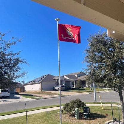 Jayus Double Sided US Marine Corps Military Flags 2x3 FT Outdoor - Vivid Colors 220D Marine Corps Flag Banner with 2 Grommets