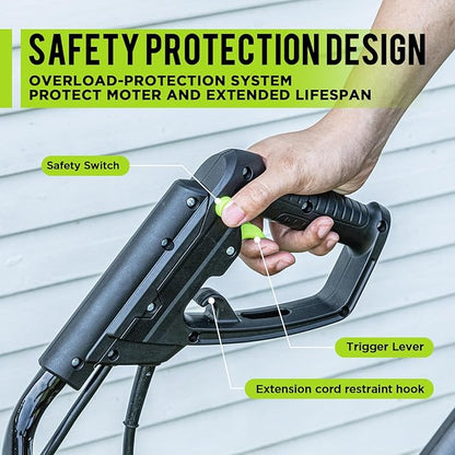 STEELITE 14-Inch Corded Electric Tiller, 10 Amp Powerful Garden Cultivator for Soil Preparation and Landscaping – Lightweight, Durable, and Easy to Use