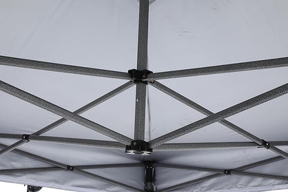 COBIZI 10x15 Pop Up Canopy with 4 Sidewall,Heavy Duty Canopy UPF 50+ All Season Wind Waterproof Commercial Outdoor Wedding Party Tents for Parties Gazebo with Carry Bag(10 x 15 ft Gray)
