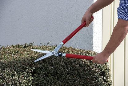 BERGER Professional Lightweight Topiary Hedge Shear, 6.3" Chromium-Plated Blades, Sap Groove to Prevent Sticking, Shock-Absorbing Buffer, Beech Wood Handles, 2520