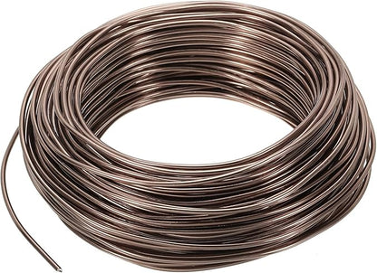 PATIKIL 2mm x 95ft Bonsai Training Wire,Floral Wire Stems Anodized Aluminum Tree Wire for Gardening Branch Fixing,Brown
