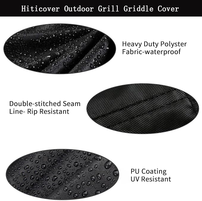 Outdoor Tabletop Grill Cover for Char Broil Portable 1 Burner Stainless Steel Propane Gas Grill, Waterproof Outdoor BBQ Table Top Grill Cover - 24 x 12 x 14 Inch