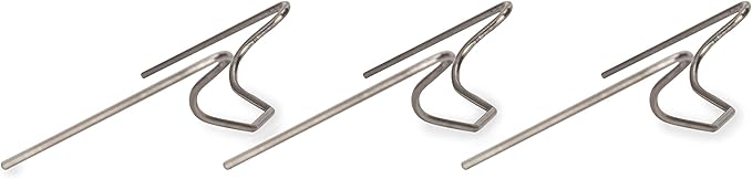 Greenhouse Glazing Clips, Pack of 50 Stainless Steel W Type Clip Leaf Spring Clips, Aluminium Greenhouse Care, House Twin-Hall Web Sheets