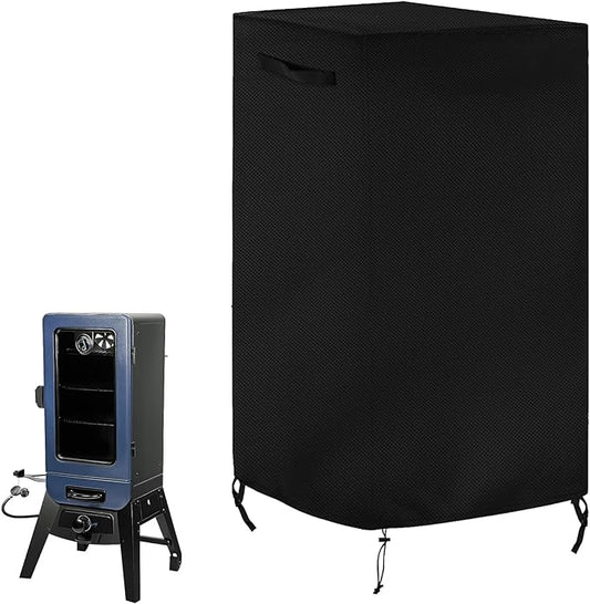 Smoker Cover Fit for Pit Boss Grills PBV3G1 Vertical Smoker, Outdoor Waterproof Grill BBQ Grill Cover Outdoor Grill Cover Vertical Smoker Cover（24" D x 23" W x 47" H）