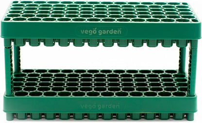 Vego garden 10" x 20" 76 Cells Seed Starter Tray Stackable Seedling Starting Germination Trays for Plants Planting Vegetables Herbs Flowers, 2 Set