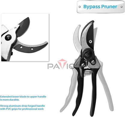 Patio Paradise 3 Piece Garden tools, Tree & Shrub Care Set with Pruner, Lopper and Hedge Shear for Yard Lawn Indoor Outdoor Gardening
