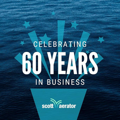 Scott Aerator DA-20 Display Pond Aerator - 3/4 Horse Power 115V 70ft Cord | Aerating Pond Fountain for Up to 1 Acre | Pond Aerator Pump for Small Ponds | Pond Aeration System