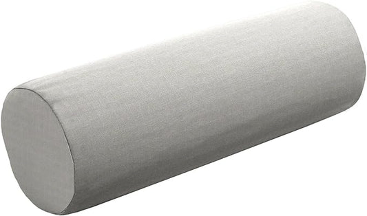 Cushion Source 20" x 6" Sunbrella Bolster Pillow, Indoor/Outdoor Decorative Support Pillow, Fade and Water Resistant, Sunbrella Canvas Granite