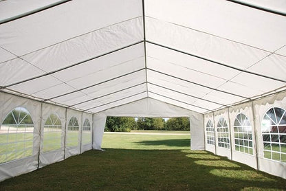 DELTA 40'x20' Budget PE +(2) Long Bag+(1) Short Bag, Large Party Tent,Event Canopy, carpas para Fiestas.Wedding Tents Garden Shelter Gazebo,Outdoor Canopy, with Waterproof Top Cover