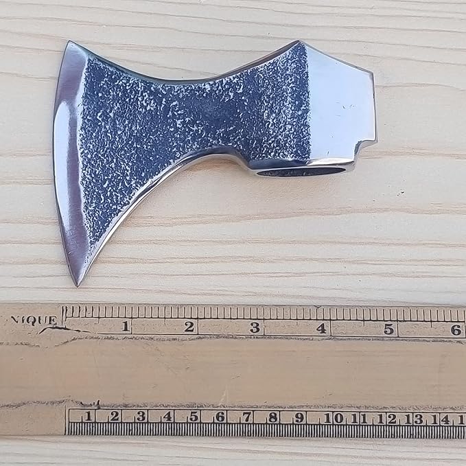 Steel Craft, ESTWING SPORTSMAN'S Hatchet Custom Hand Made HIGH Carbon Tomahawk Viking Axe Head with Leather Sheath, R-A H 006