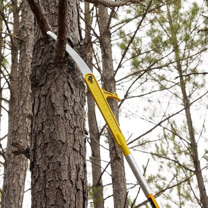 Jameson Folding Pole Saw with 13 inch Barracuda Hard Chrome Plated Tri-Cut Saw Blade