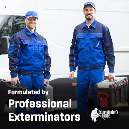 Exterminator’s Choice Bee Exterminator & Wasp Defense - 125 fl oz Cinnamon Scent - Natural Essential Oil Formula Keeps Bees Away Outside - Safe for Kids & Pets - Made in USA