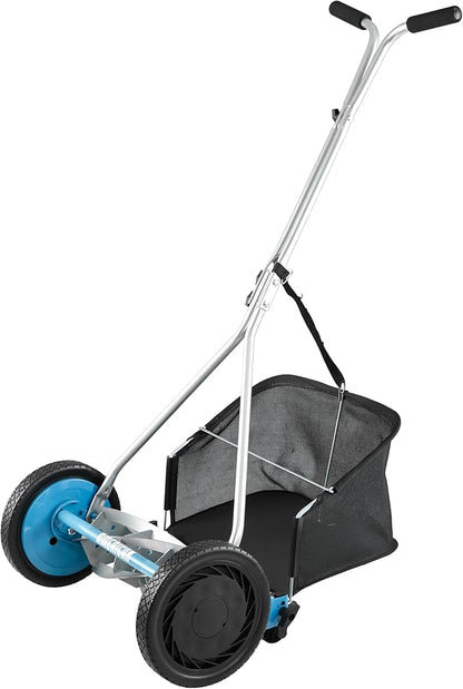 American Lawn Mower Company 1604-16 16-Inch 5-Blade Walk Behind Reel Mower with Grass Catcher