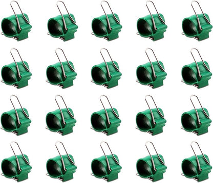 Reusable Greenhouse Clips Made in USA – Orchid Clips, Plant Support Clips & Cord Clips – Heavy-Duty, Weather-Resistant & Durable – Secure Stems, Vines, Wires, Cables, Tomato Plants – Indoor & Outdoor