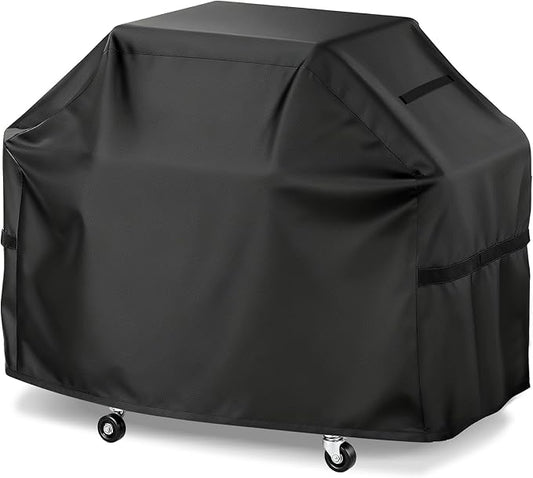 LBTING Grill Cover, 65-inch Heavy Duty 300D Oxford Waterproof Windproof UV Resistant BBQ Gas Grill Cover for Outdoor Barbecue Fit Most Brands Weber, Brinkmann, Char Broil, Holland