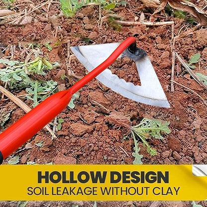 TOPINCN Garden Hoes Gardening Tool Hand Steel Hoe Garden Planting Hoe Portable Steel Gardening Hoe and Loosening Soil Tool Gardening Tool (2)