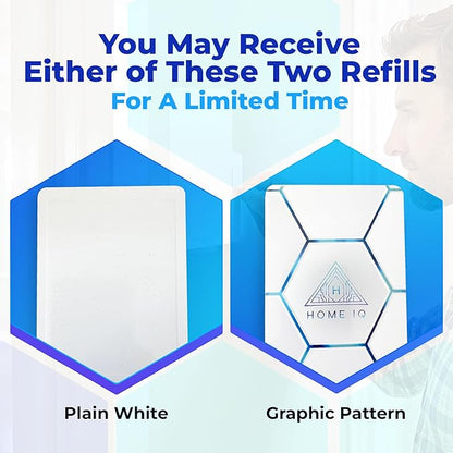Indoor UV Pest Control Device and Night Light. LED Powered Flying Insect Trap for Flies, Moths, Gnats, Fruit Flies and Mosquitos. (Device + 5 Traps)