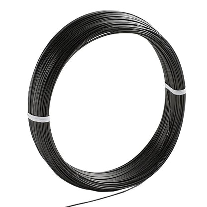 Wazakura 150 gr Black Anodized Aluminum Bonsai Training Wire Made in Japan (1 mm, Black)