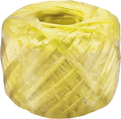 MECCANIXITY Polyester Nylon Plastic Rope Twine Household Bundled for Packing Gardening Craft,150m Length,Yellow
