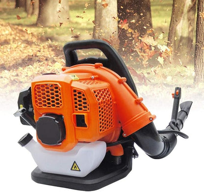 2-Strokes Gas Leaf Blower Backpack Gas-Powered Backpack Blower 42.7CC Engine Backpack Blower Commercial Blower for Lawn Garden Blowing Leaves Snow Debris and Dust