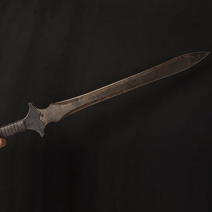 SV Handmade cast Manganese Steel Chopping Blade Sword, Full Tang, Outdoor, Hunting, Camping, Hiking, Survival, with Protective Cover, Multiple Styles to Choose from