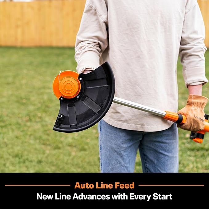 LawnMaster CLGT2410S 24V 10" Cordless String Trimmer Weed Eater 2.0AH Battery & Charger Included