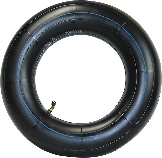 Libereco 2 Pack 4.8/4.0-8 TR87 Bent Valve Inner Tube ¨C Compatible with Lawn Mowers, Carts, Trailers, Wheelbarrows ¨C Heavy Duty Rubber Tube